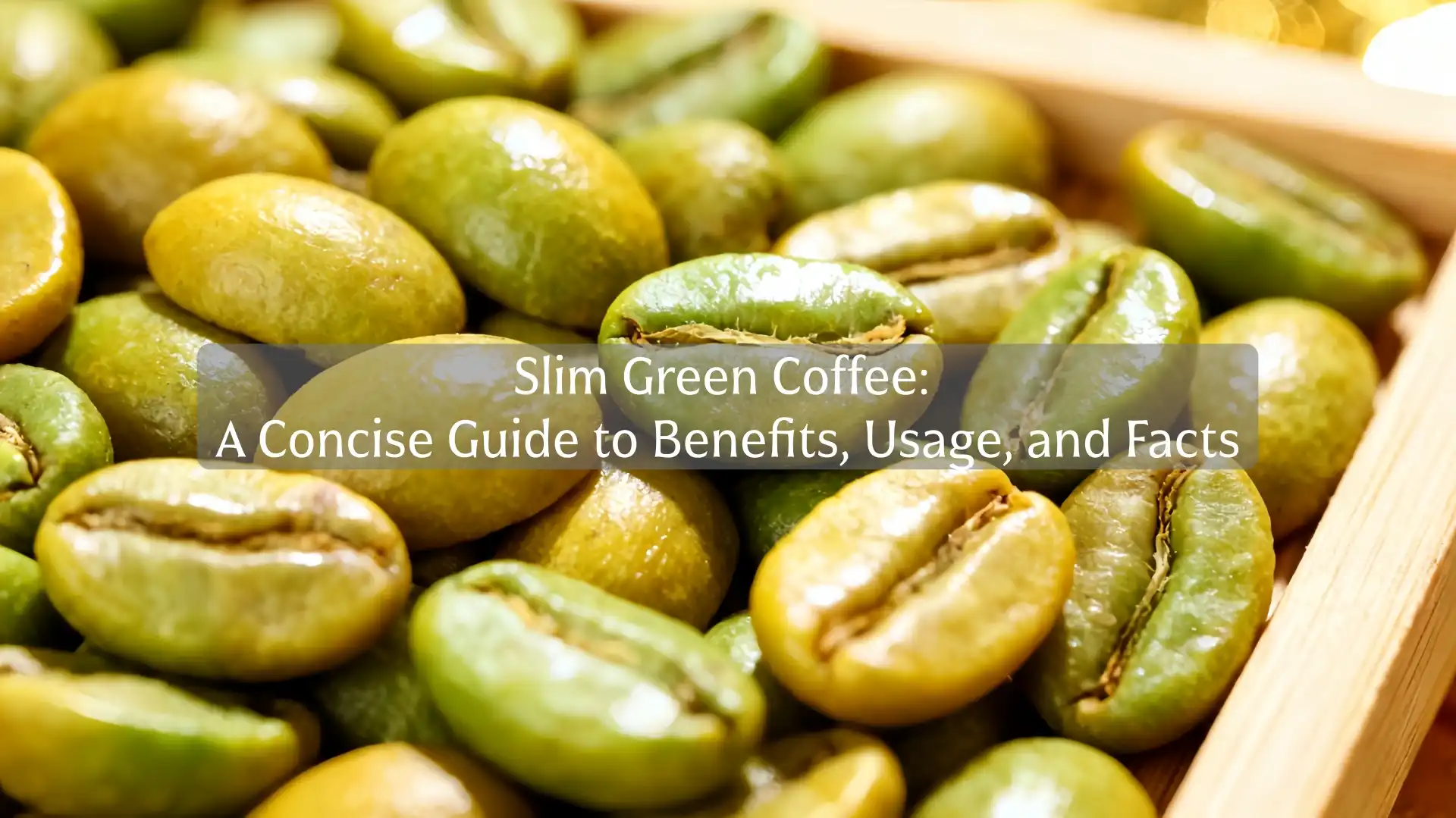 Slim Green Coffee: A Concise Guide to Benefits, Usage, and Facts
